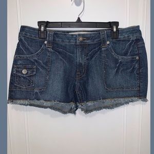 Mossimo (Target) Low Rise denim jean shorts- SZ 15